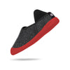 mahabis curve classic in larvik dark grey x red
