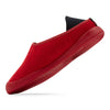 mahabis curve alcantara in embossed red
