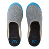 mahabis curve mule in larvik light grey x gozo blue