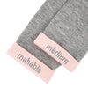 mahabis socks in larvik light grey x pink
