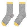mahabis socks in larvik light grey x yellow