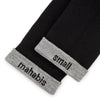 mahabis socks in skien black x grey