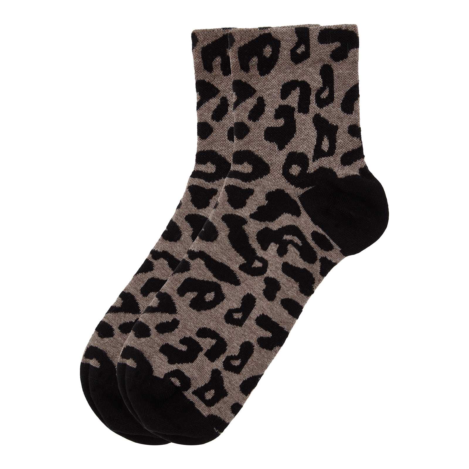 mahabis socks in leopard x skien black